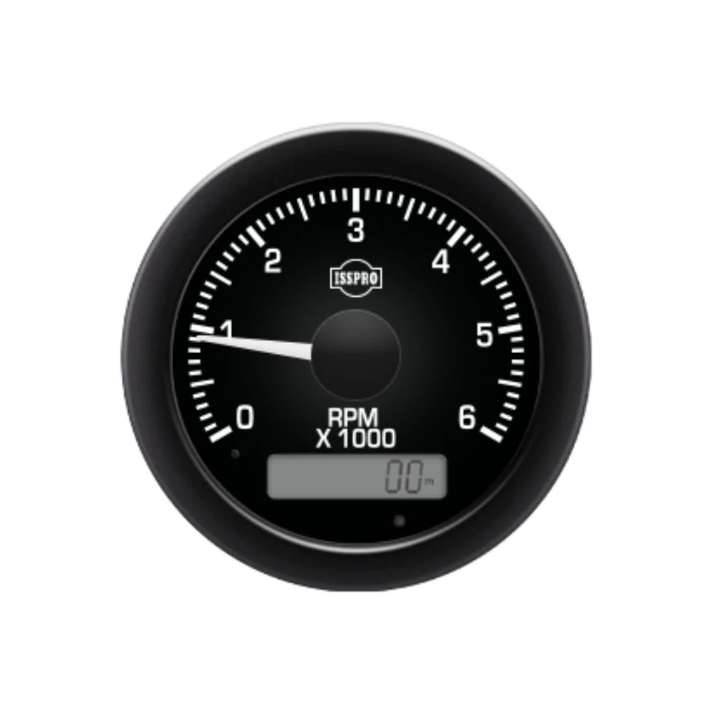 Isspro 3 3/8" Programmable 0-6K RPM Tachometer Kit - R11000 Series