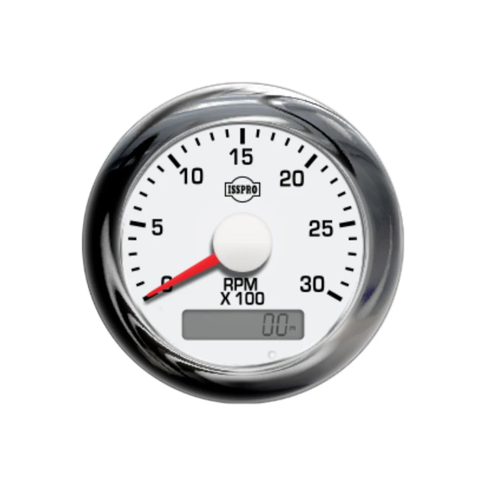 Isspro 3 3/8" Programmable 0-3K RPM Tachometer Kit - 19000 Series