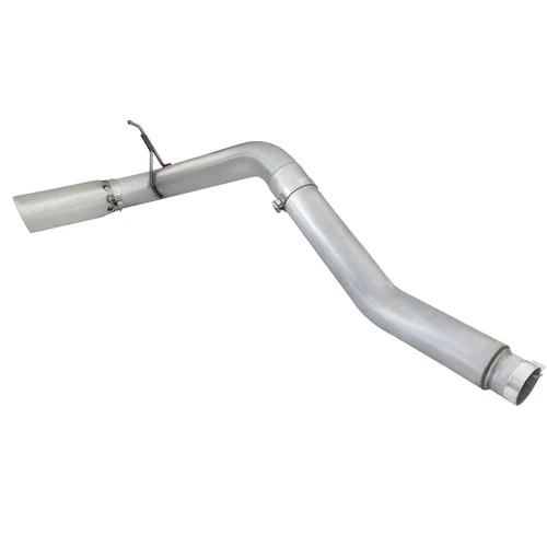 AFE Large Bore HD 5" Stainless Exhaust w/ Polished Tip 16-19 Nissan Titan XD 5.0L Cummins - Image 3