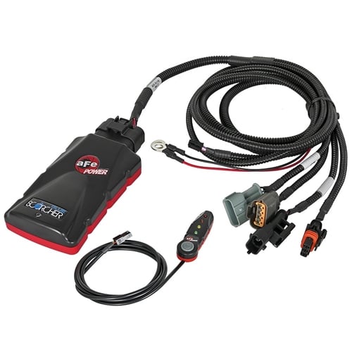 AFE Scorcher Blue Bluetooth Power Module 17-23 GM 6.6L Duramax L5P - Image 2