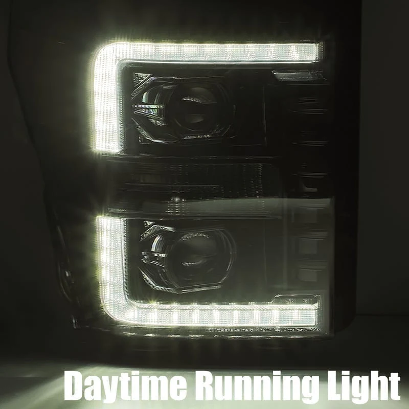 Alpharex PRO-Series Chrome Projector Headlights 11-16 Ford 6.7L Powerstroke - Image 8