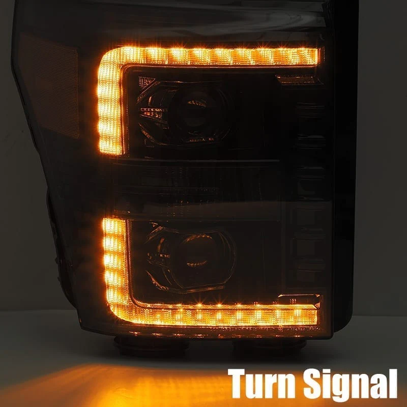 Alpharex PRO-Series Black Projector Headlights 11-16 Ford 6.7L Powerstroke - Image 9