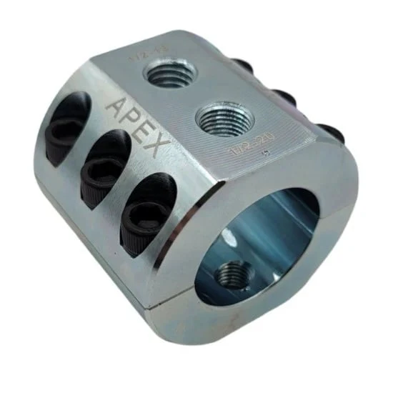 Apex Chassis Steering Stabilizer Clamp 18-23 Jeep Wrangler JL JT - Image 4