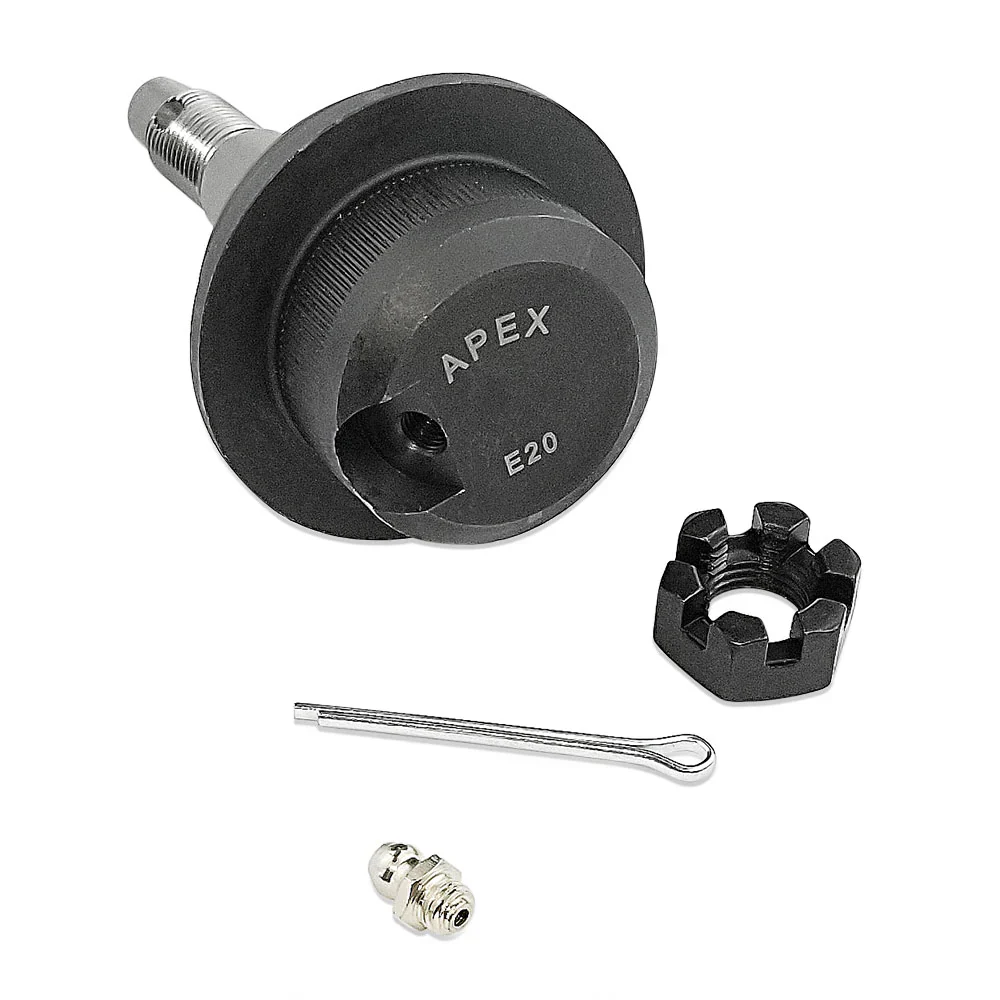 Apex Chassis Super HD Ball Joint Kit 18-23 Jeep Wrangler JL JT | Knurled