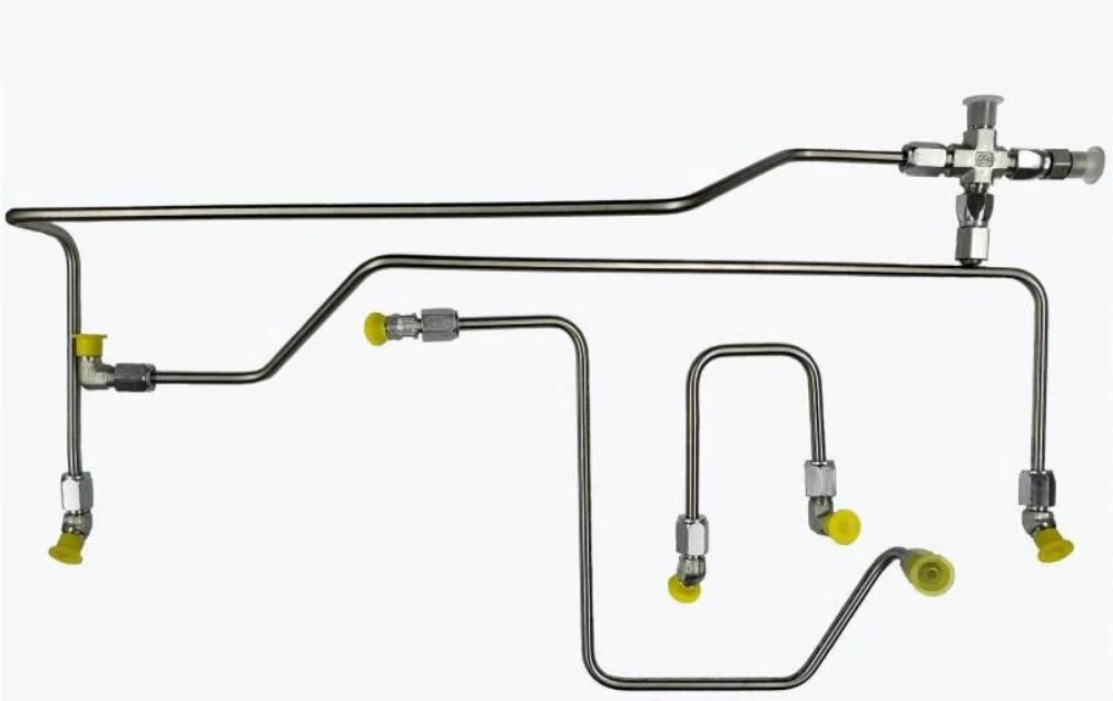CNC Fabrication High Flow 4 Line Fuel Feed Kit 99-03 Ford 7.3L Powerstroke
