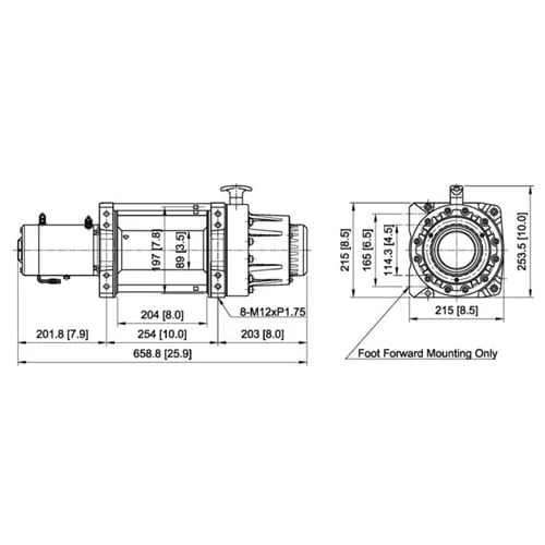 ComeUp 295660 SEAL Gen2 16.5rs 12V Winch with Synthetic Rope and Wireless Remote - Image 2