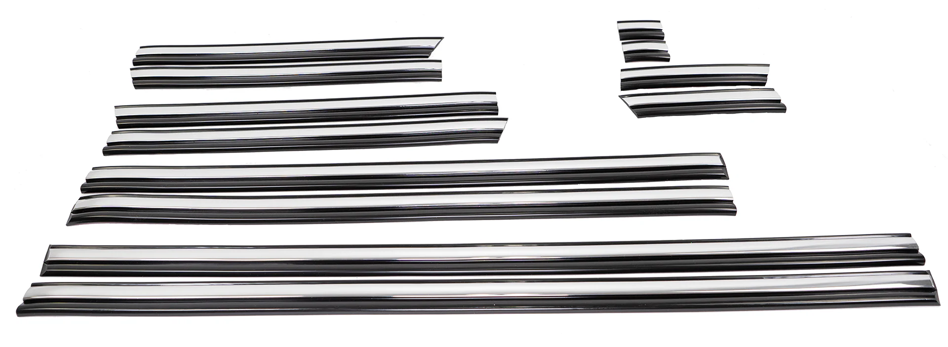 Complete Performance Chrome Body Molding Set 92-97 Ford F-250/F-350 SuperDuty