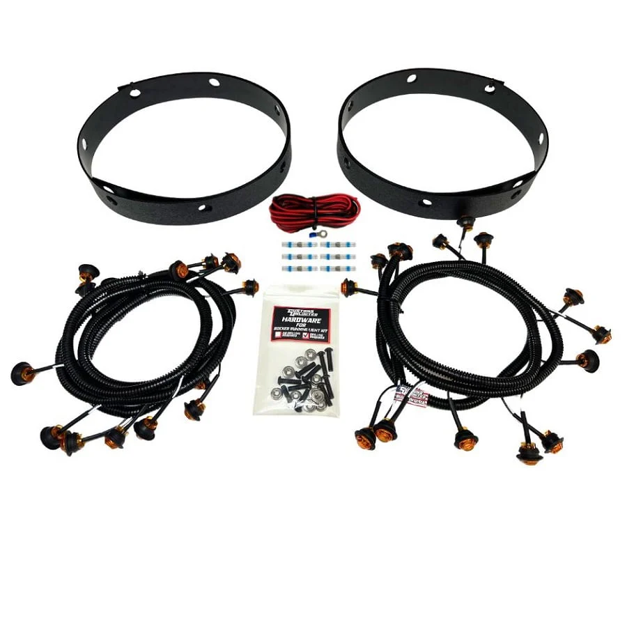 Customs Unlimited Rocker Running Light Kit 19-24 Ram 6.7L Cummins 2500/3500