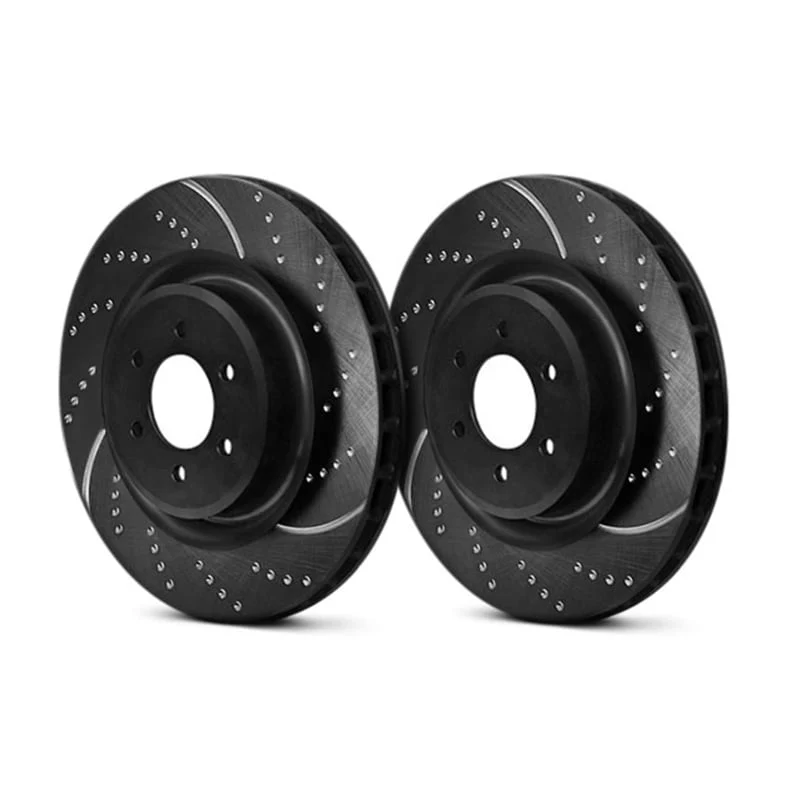 EBC Stage 8 Dimpled and Slotted Front Brake Rotor and Pad Kits 01-16 GM HD - Image 2