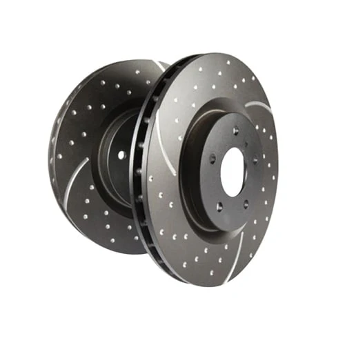 EBC GD7509 GD Series Slotted and Dimpled Rear Brake Rotor Kit 09-18 Dodge 6.7L Cummins