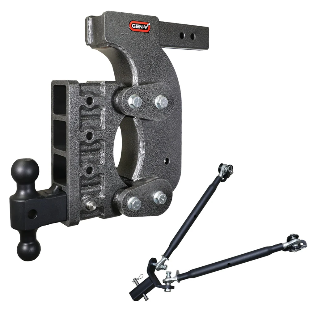 Gen-Y Hitch The Boss 21K Drop Hitch 2.5" Shank With Stabilizer - 15" / 18" / 21" Drop