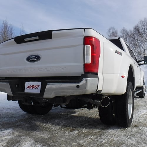 MBRP Armor Plus 5" Stainless Steel DPF Back Exhaust 17-26 Ford 6.7L Powerstroke - Image 2