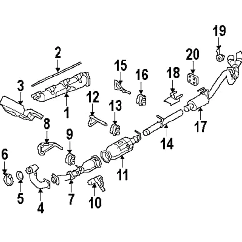 Factory OEM Catalytic Converter 08-10 6.4L Ford Powerstroke