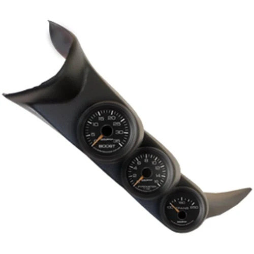 Auto Meter Factory Match Triple Pillar Gauge Kit (EGT, Boost, Trans) 01-06 6.6L GM Duramax
