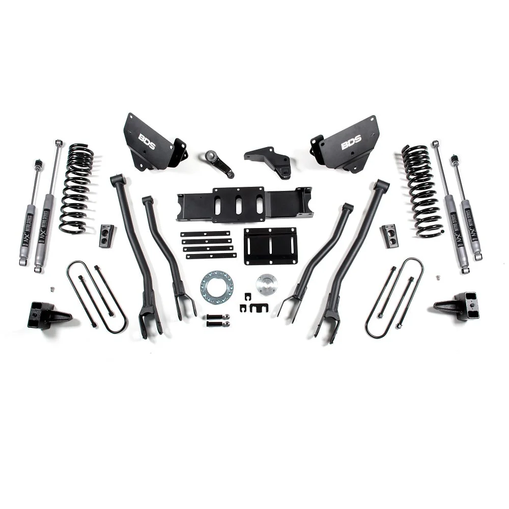 BDS Suspension 6" 4-Link Lift Kit 13-18 Ram 6.7L Cummins 3500 4WD