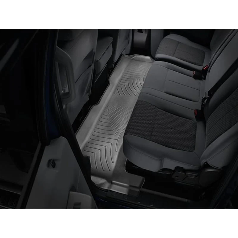 WeatherTech DigitalFit Floor Liner Set (w/Over the Hump Front) 11-12 Ford SuperDuty Crew Cab - Image 3