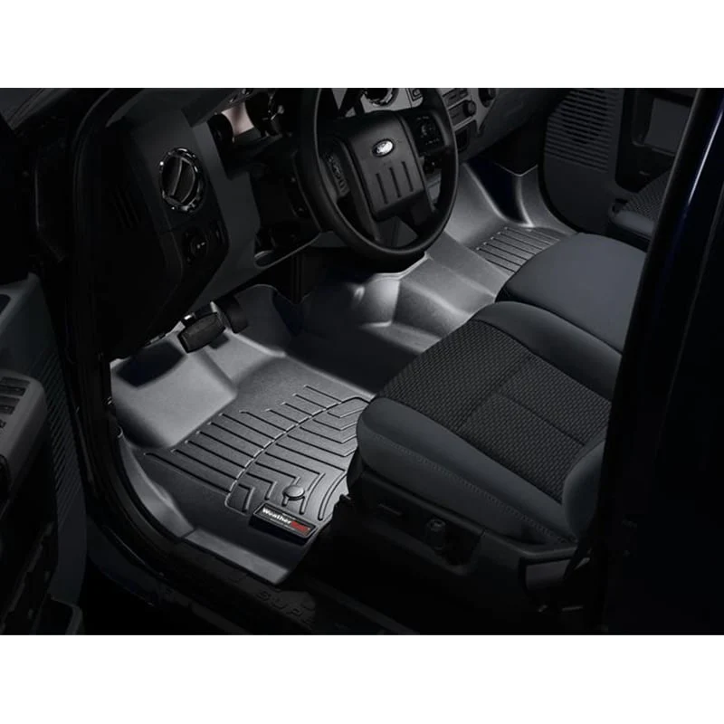 WeatherTech DigitalFit Floor Liner Set (w/Over the Hump Front) 11-12 Ford SuperDuty Extended Cab - Image 2