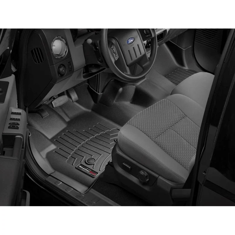WeatherTech DigitalFit Front Floor Liner 12-16 Ford SuperDuty Extended & Crew Cab - Over The Hump - Image 2