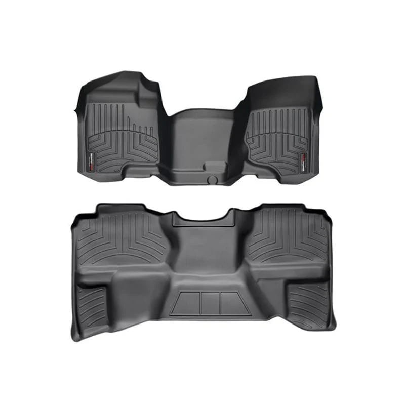 WeatherTech DigitalFit Floor Liner Set (Over Hump Front) 07.5-14 Chevy Silverado / GMC Sierra Ext