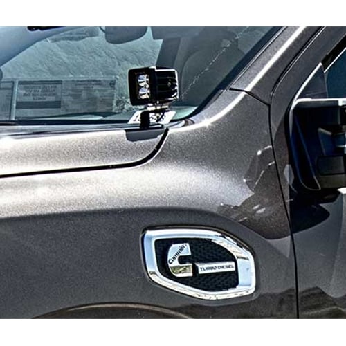 ZROADZ Z367581 Hood Hinges LED Light Pod Mounts 16-19 Nissan Titan XD