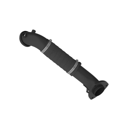MBRP Armor BLK 3" Turbo Downpipe 15.5-16 GM 6.6L Duramax LML