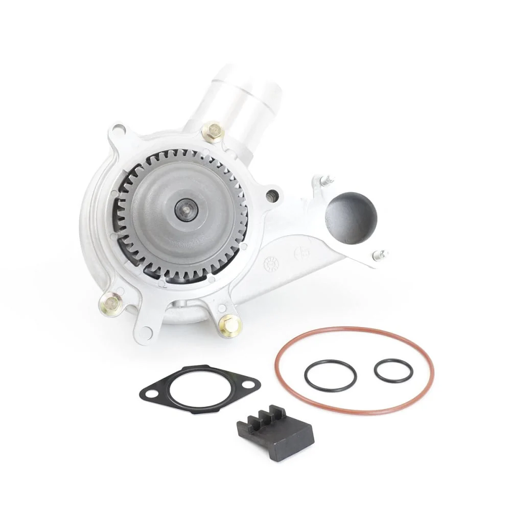 Merchant Automotive Water Pump with Cover, Gaskets and O-Rings 01-05 6.6L GM Duramax