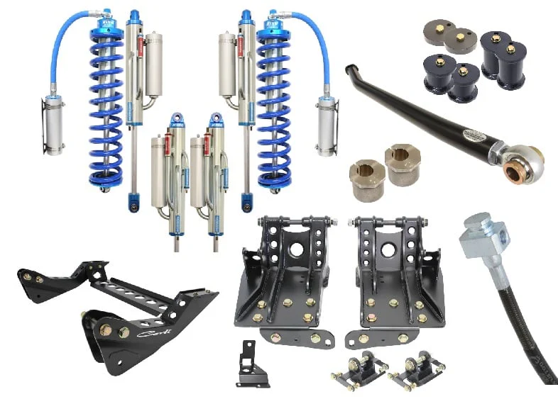 Carli 4.5" Coilover 2.5 Bypass Suspension System 08-10 Ford 6.4L Powerstroke