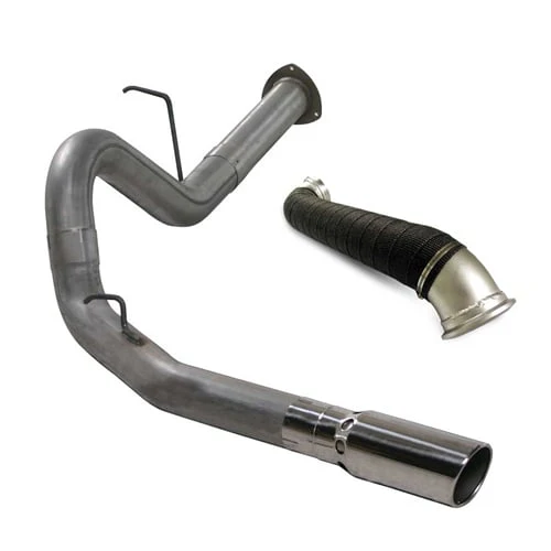 Diamond Eye 4" Stainless DPF Back Exhaust Kit with Turbo Direct Pipe 07.5-10 6.6L GM Duramax LMM