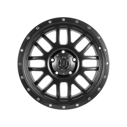 ICON Alloys 20" ALPHA Satin Black Wheel 8x180 Bolt Pattern