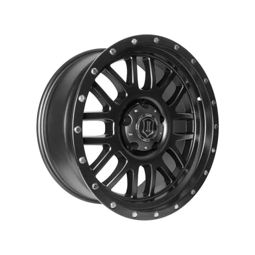 ICON Alloys 20" ALPHA Satin Black Wheel 8x6.5 Bolt Pattern - Image 4
