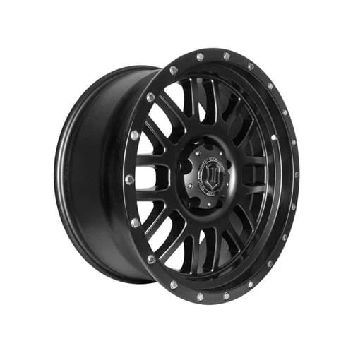 ICON Alloys 20" ALPHA Satin Black Wheel 8x6.5 Bolt Pattern - Image 5