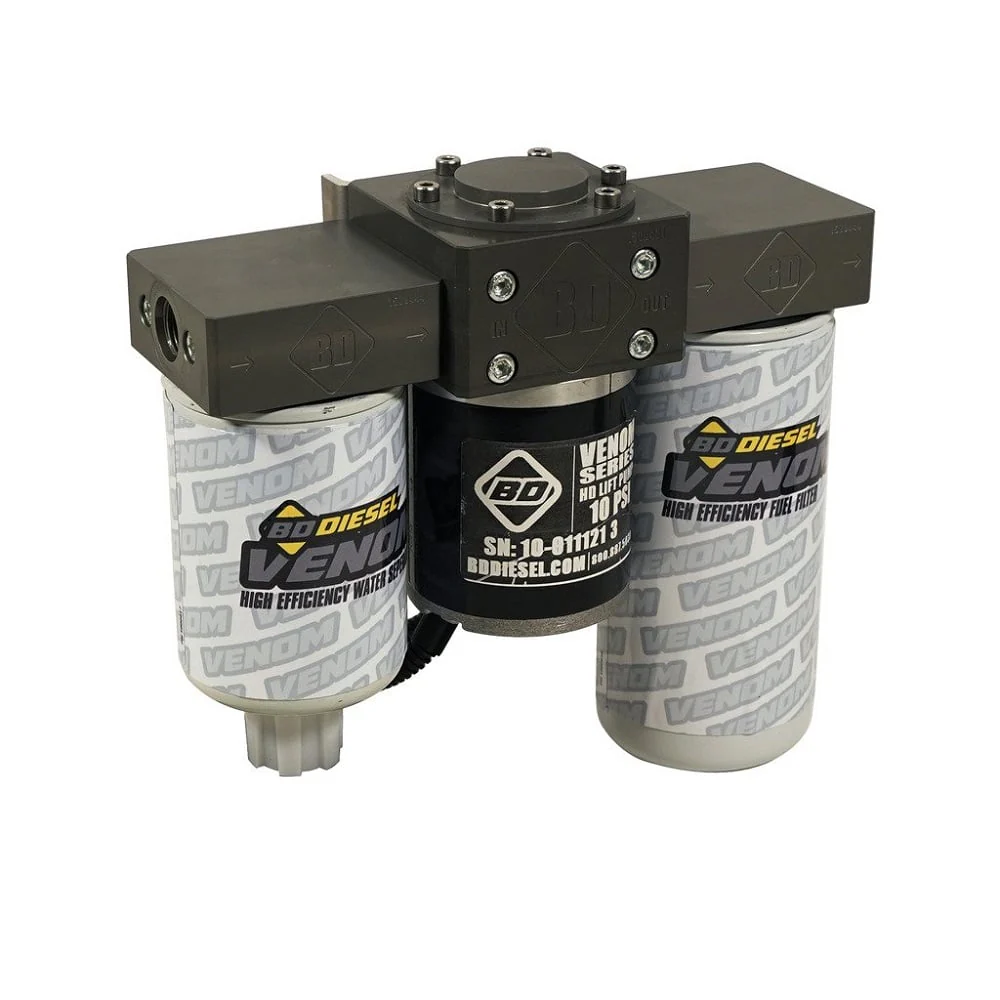 BD Venom Fuel Lift Pump with Filter and Separator 01-10 6.6L GM Duramax