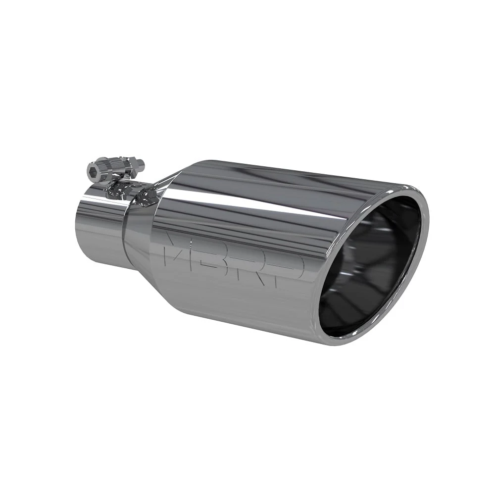 MBRP T5160 4.5" Outlet 2.5" Inlet Polished Rolled Angle Cut Exhaust Tip