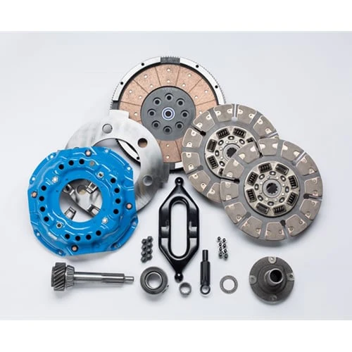 South Bend SSDD3600CB5K Super Street Dampened Dual Disc Clutch with Shaft 94-04 Dodge 5.9L Cummins