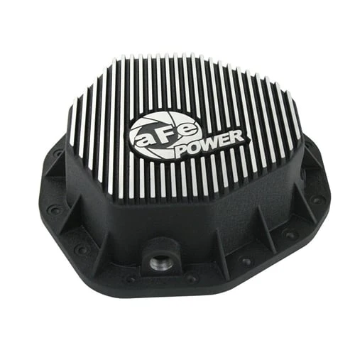 AFE Rear Differential Cover Black with Gear Oil 03-05 Ram 5.9L Cummins - Image 5
