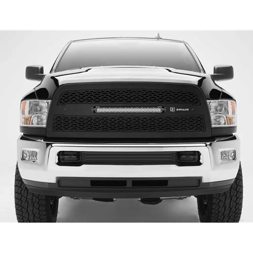 ZROADZ Z314521 Black Mesh Replacement Grille with 20" LED Light 13-18 Ram 6.7L Cummins