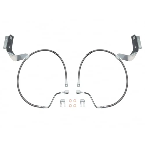 ICON 2.5" Extended Stainless Steel Brake Line Kit 17-23 Ford F-250/F-350