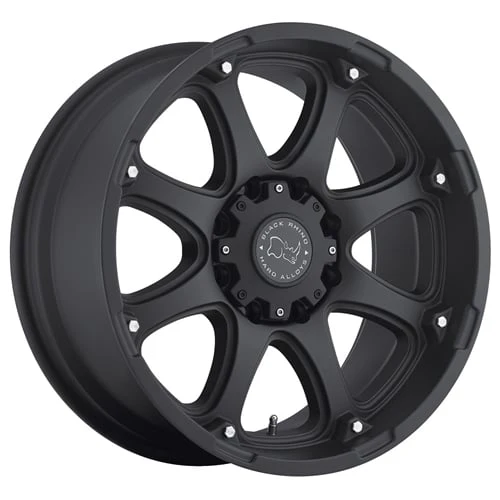 Black Rhino Wheels | Glamis | 17" 8x6.5 +12mm | Matte Black