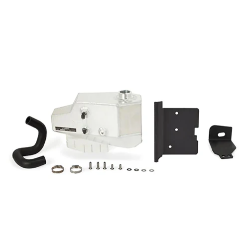 Mishimoto MMRT-F2D-08EN Aluminum Degas Tank Natural Finish 08-10 Ford 6.4L Powerstroke