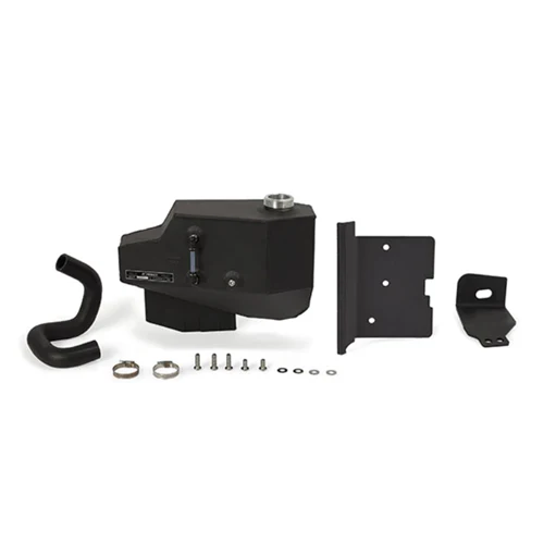 Mishimoto MMRT-F2D-08EMWBK Aluminum Degas Tank Wrinkle Black Finish 08-10 Ford 6.4L Powerstroke