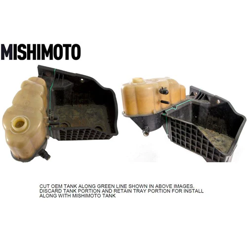Mishimoto MMRT-F2D-08EMWBK Aluminum Degas Tank Wrinkle Black Finish 08-10 Ford 6.4L Powerstroke - Image 7