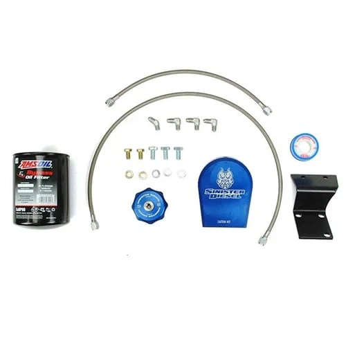 Sinister Diesel Bypass Oil Filter System 13-20 Ram 6.7L Cummins