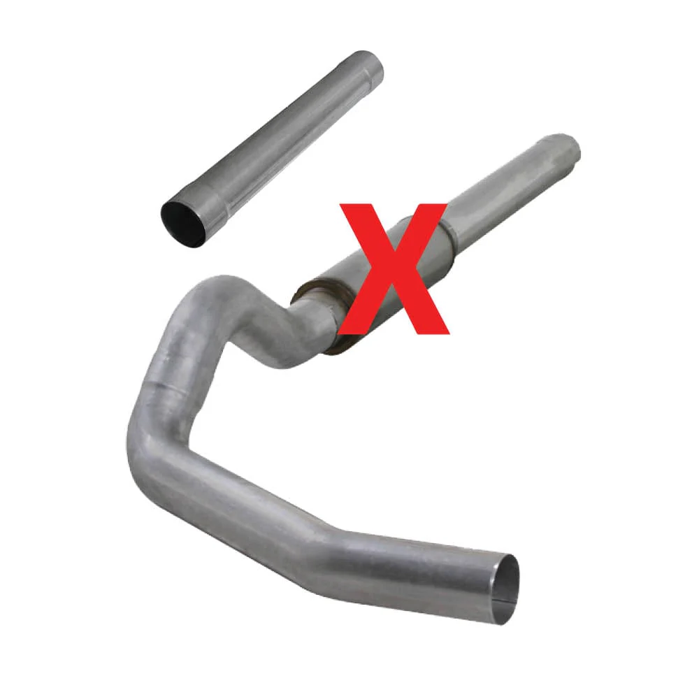 Diamond Eye 5" Aluminized Cat Back Single Outlet Exhaust 04.5-07 Dodge 5.9L Cummins K5244A - Image 2