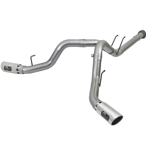 AFE Large Bore-HD 4" Stainless Dual Exhaust 17-25 Ford 6.7L Powerstroke - Image 7