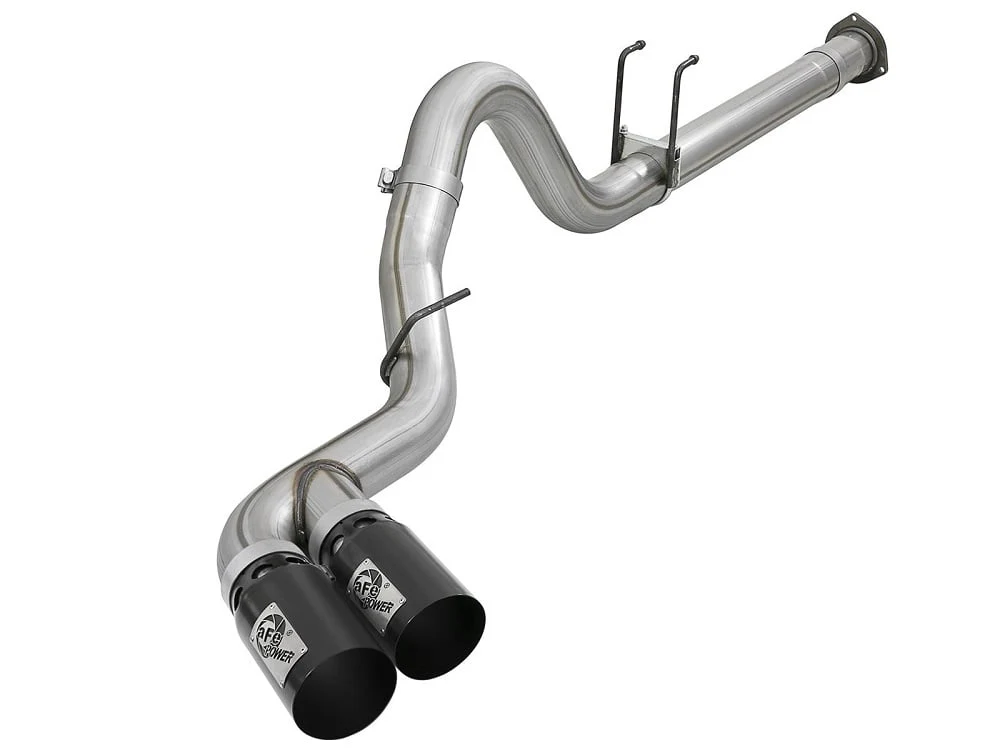 AFE Rebel XD Series 4" Stainless DPF-Back Exhaust system for 15-16 Ford 6.7L Powerstroke