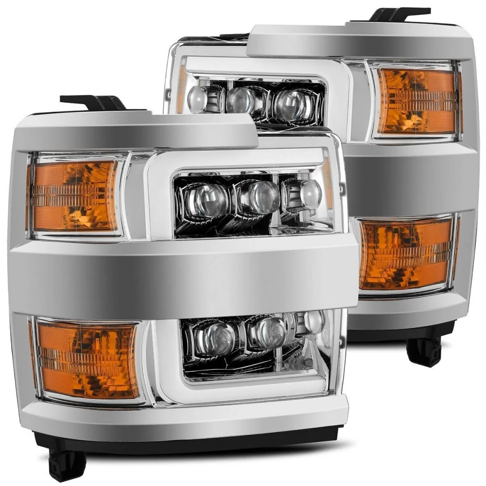 Alpharex MK II NOVA-Series LED Projector Headlights 15-19 Chevrolet 2500HD / 3500