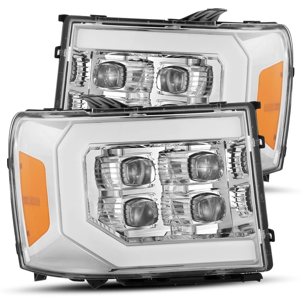 Alpharex NOVA-Series LED Projector Headlights 07.5-14 GMC 2500HD / 3500