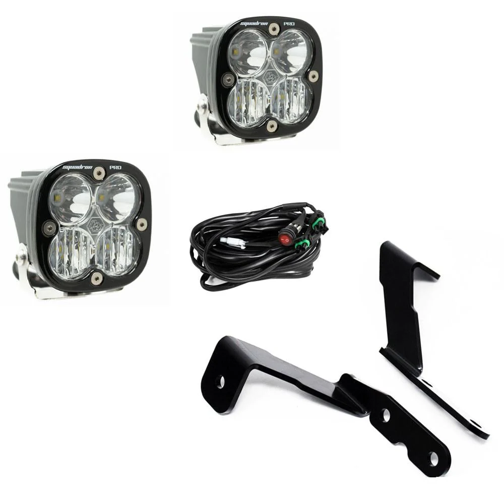 Baja Designs Squadron Pro A-Pillar Light Kit / 07-13 GM Silverado | Sierra 2500HD / 3500