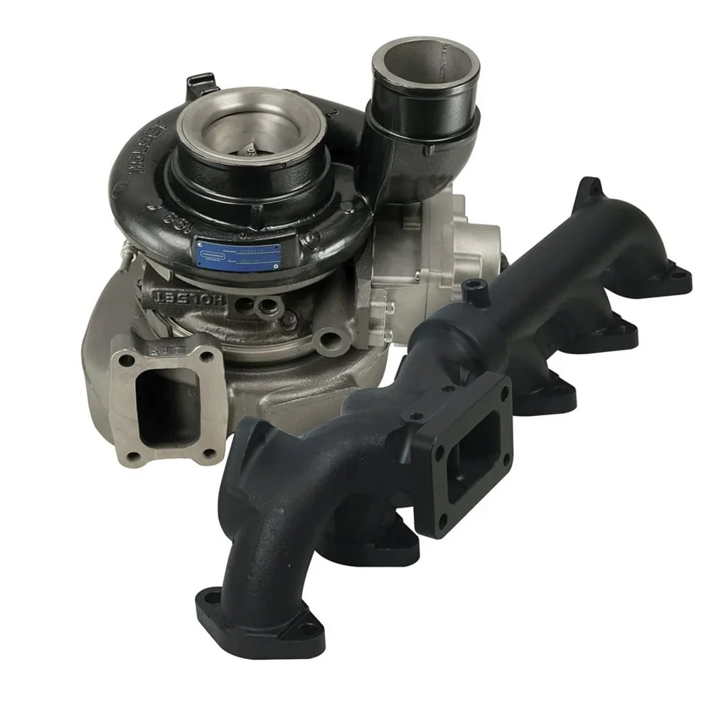 BD Power Screamer Performance Turbo & 2-Piece Exhaust Manifold Package 07.5-12 Ram 6.7L Cummins