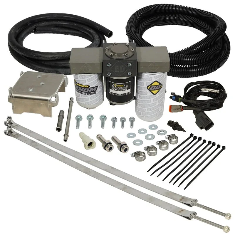 BD Venom Fuel Lift Pump with Filter and Separator 08-10 Ford 6.4L Powerstroke